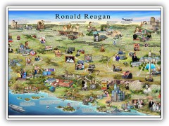 Ronald Reagan Biography Map - 2011