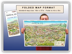 Folded Map - 18x27