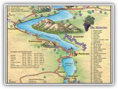 Okanagan Wine Map - 2006